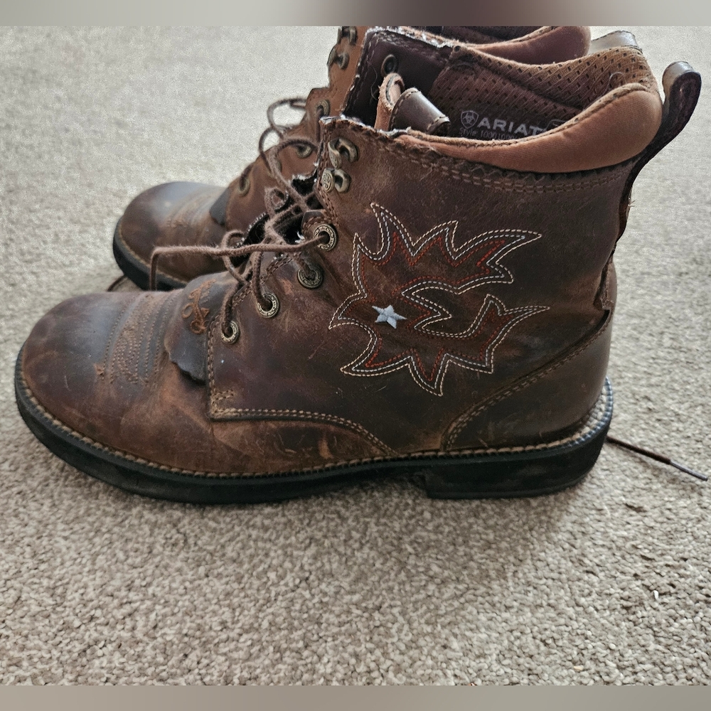 Ariat Brown Leather Boots